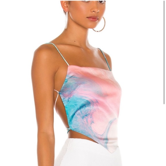Retrofete Tops - Retrofete open back top